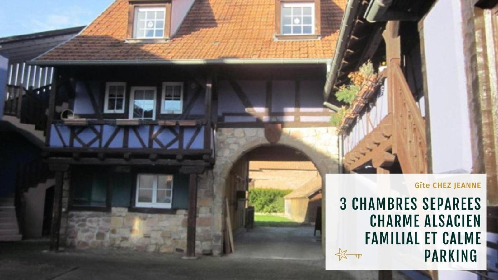 Gite Jeanne Familial - Calme - Parking Ebersheim Exterior foto